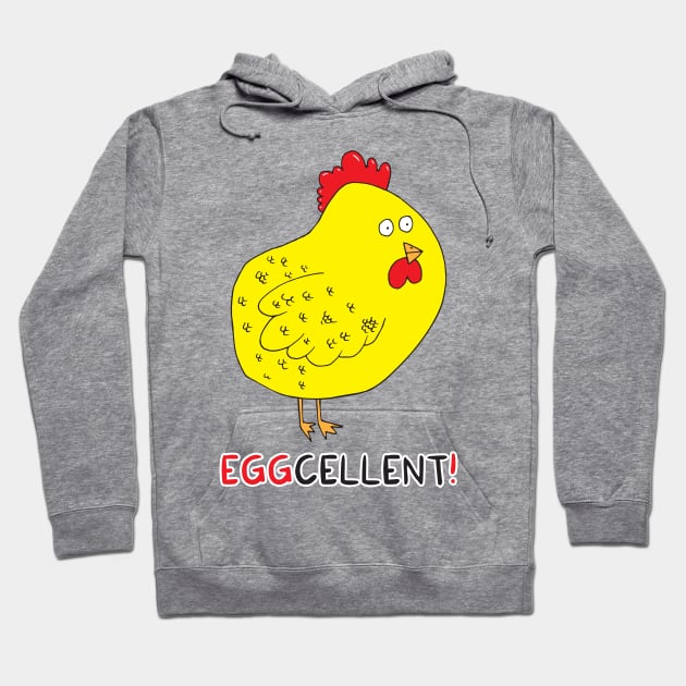 Eggcellent Hoodie by adrianserghie